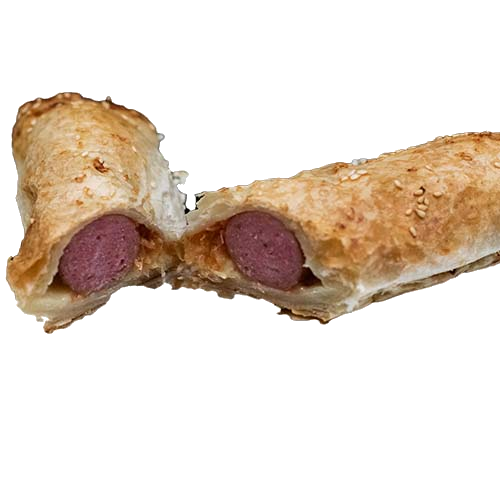 hotdog wrapped in pastry